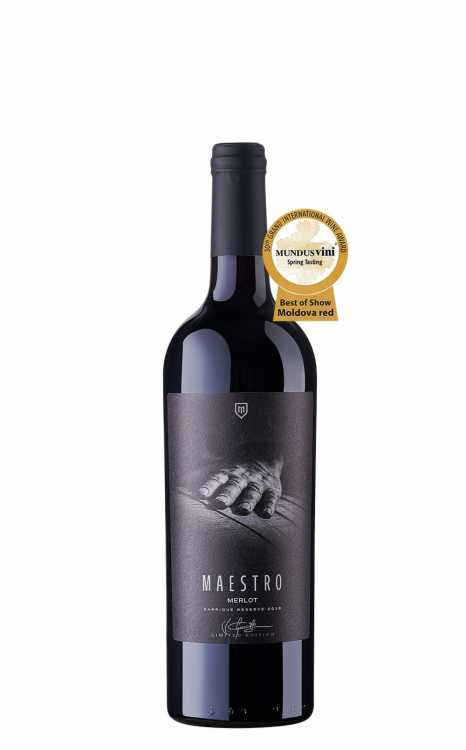 Вино «Maestro» 2022 Merlot, Barrique Reserve. 0,75