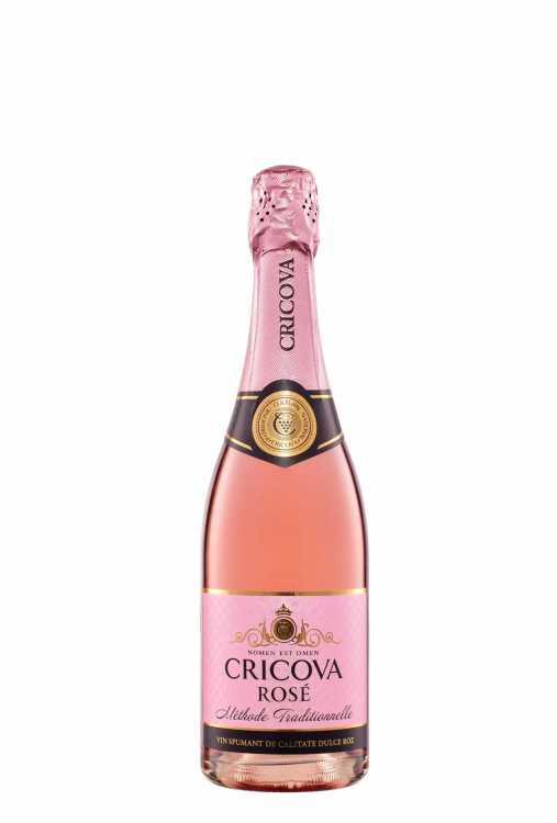Шампанское «Rose» розовое сладкое, Cricova. 0,75