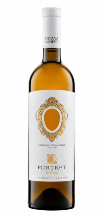 Вино «Portret de Gitana» 2023 Chardonnay - Feteasca Regala. 0,75