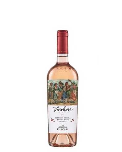 Вино «Vinohora» 2023 Feteasca Neagra - Pinot Grigio розовое, Purcari. 0,75 Вино «Vinohora» 2023 Feteasca Neagra - Pinot Grigio розовое, Purcari. 0,75