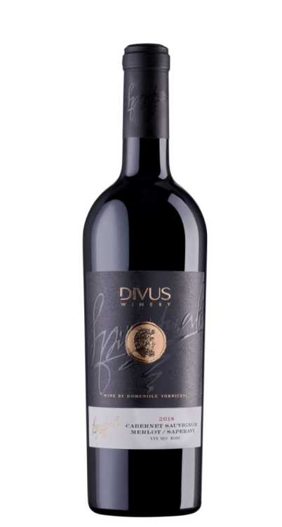 Вино «Cabernet Sauvignon - Merlot - Saperavi» 2018 Divus. 0,75