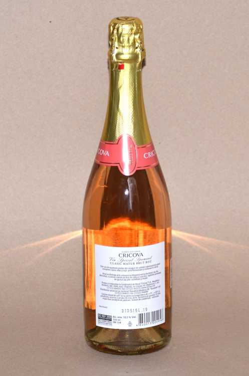 Шампанское «Сricova» Clasic, брют розовое. 0,75