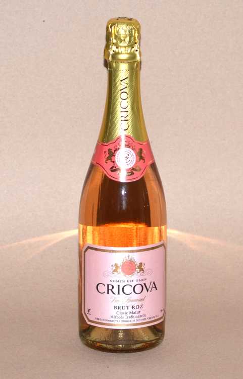 Шампанское «Сricova» Clasic, брют розовое. 0,75