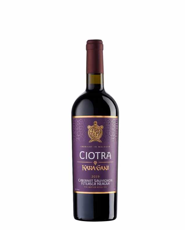 Вино «Ciotra» 2021 Cabernet Sauvignon - Feteasca Neagra, Kara Gani. 0,75