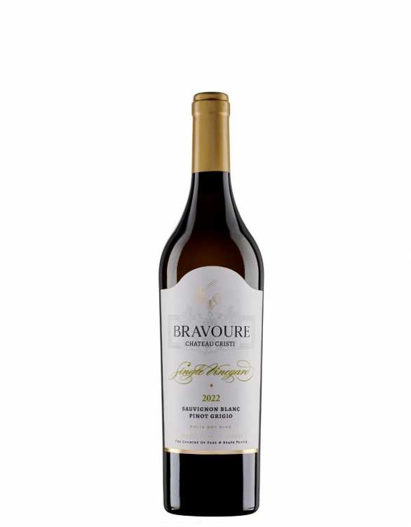 Вино «Bravoure» 2023 Sauvignon Blanc - Pinot Grigio, Chateau Cristi. 0,75