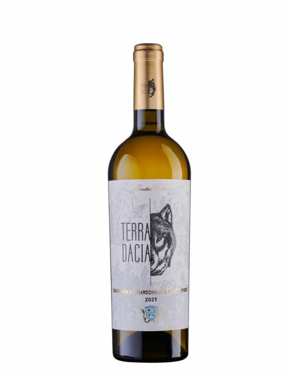 Вино «Sauvignon & Chardonnay & Pinot Grigio» 2021 Terra Dacia. 0,75