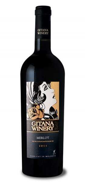 Вино «Merlot» 2021 Gitana Winery. 0,75