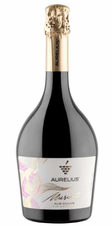 Шампанское «Aurelius» Muscat, белое сладкое. 0,75