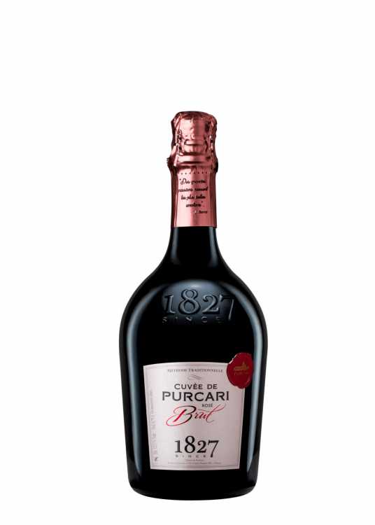 Шампанское «Cuvee de Purcari» 2021 розовое брют. 0,75