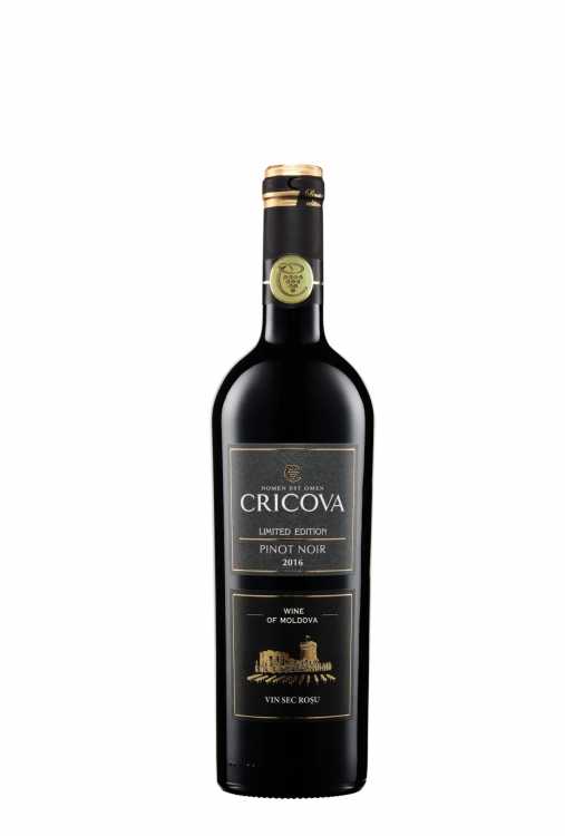 Вино «Pinot Noir» 2016 Limited Edition, Cricova. 0,75