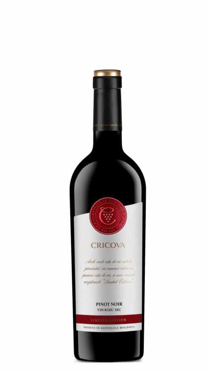 Вино «Pinot Noir» 2016 Limited Edition, Cricova. 0,75