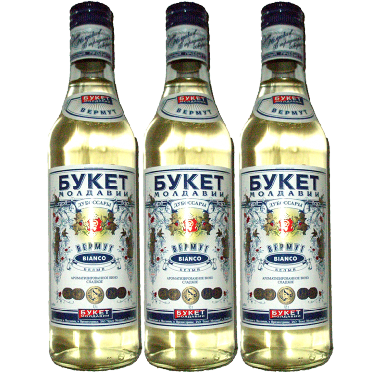 Вино «Вермут Белый» Букет Молдавии. 0,5 л.