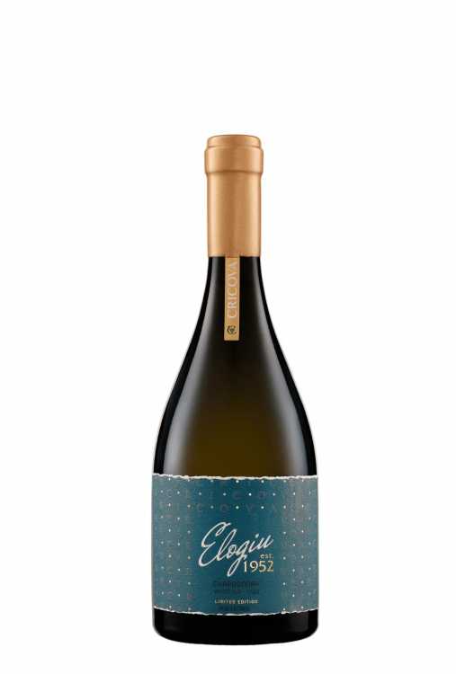 Вино «Chardonnay» 2022 Elogiu, Cricova. 0,75