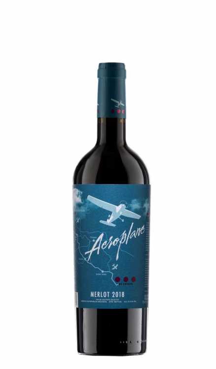 Вино «Aeroplane» 2018 Merlot, Et Cetera. 0,75