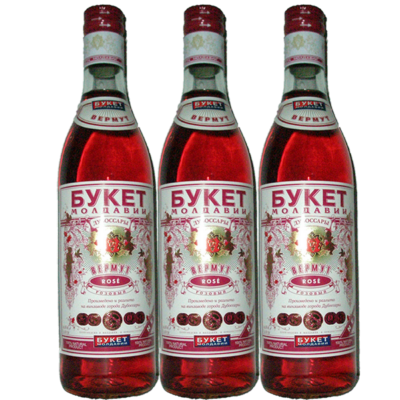 Вино «Вермут Розовый» Букет Молдавии. 0,5 л.