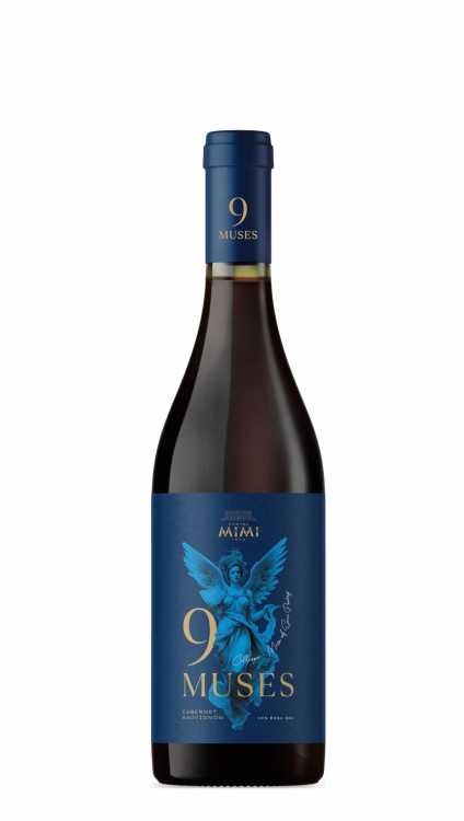 Вино «9 muses» 2023 Cabernet Sauvignon, Mimi. 0,75