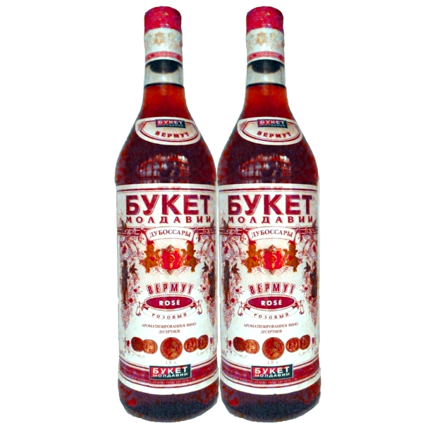 Вино «Вермут Розовый» Букет Молдавии. 1 л.