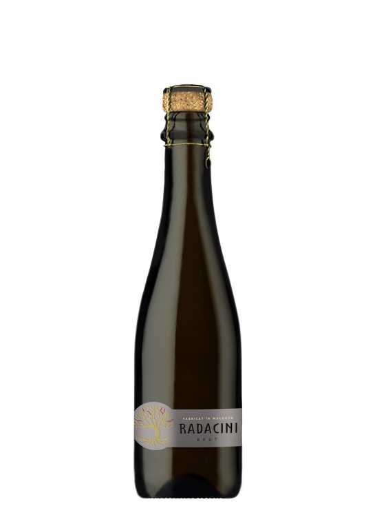 Шампанское «Radacini» Brut 2020 белое. 0,375