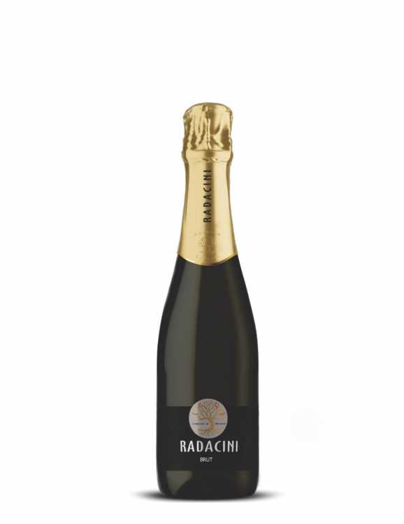 Шампанское «Radacini» Brut 2020 белое. 0,375