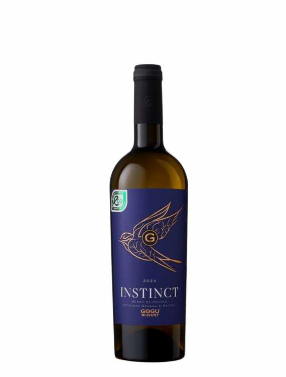 Вино «Instinct» Blanc de Rouges 2024 Feteasca Neagra & Malbec, Gogu. 0,75