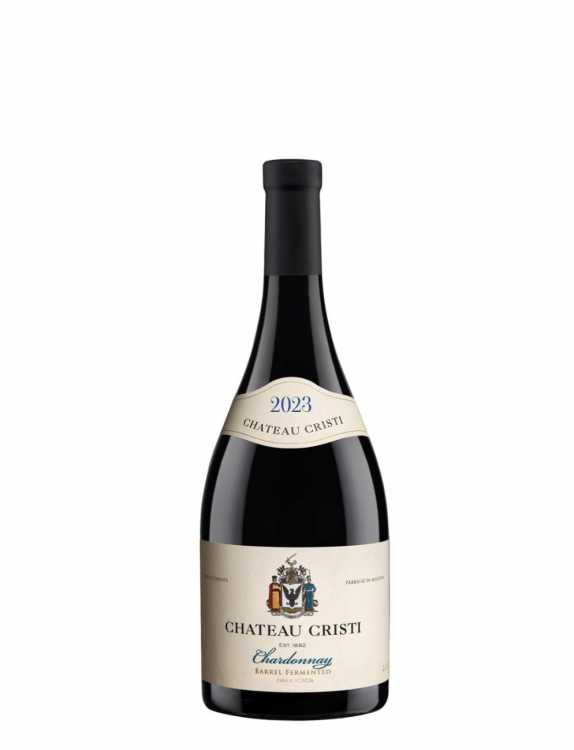 Вино «Chardonnay» 2023 Barrel fermented, Chateau Cristi. 0,75