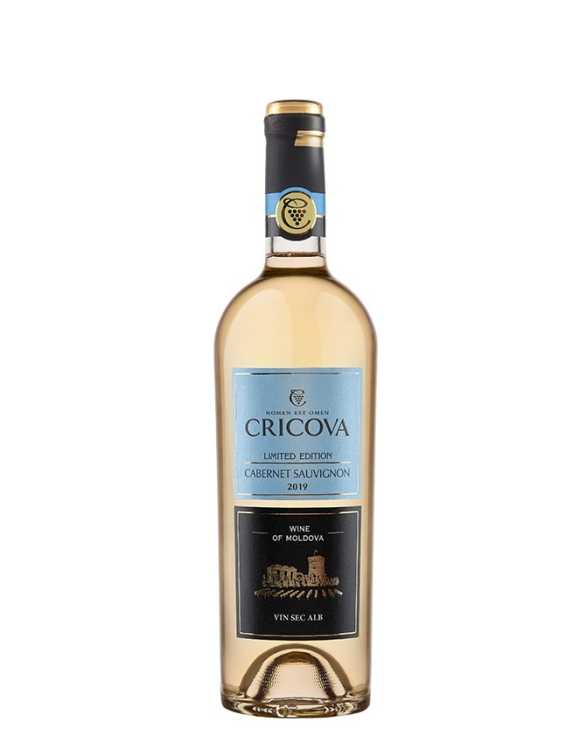Вино «Cabernet Sauvignon» белое 2022 Limited Edition, Cricova. 0,75
