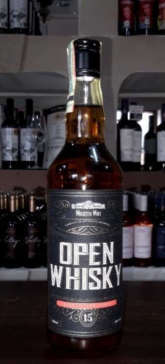 Виски «Open Whisky» 15 лет, Milestii Mici. 0,7