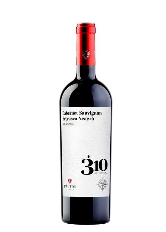 Вино «310 Altitudine» 2022 Cabernet Sauvignon - Feteasca Neagra, Fautor. 0,75